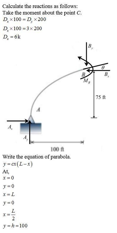 Simple Structure Determine the internal normal force, shear force, and bending moment-example-2