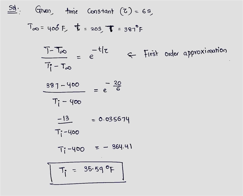 Assume that a particular temperature probe approximates first-order behavior in a-example-1