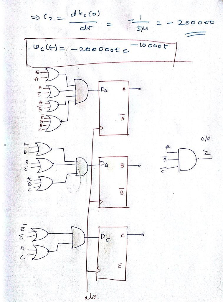 Design a 3-bit synchronous counter using D flip-flops. The counter will count when-example-2