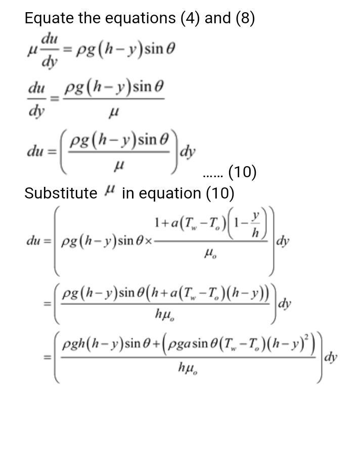 Assume the liquid film in Example 5.9 is not isothermal but instead has the following-example-3