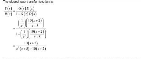 A controller for a satellite attitude control with transfer function G = 1 s 2 has-example-1