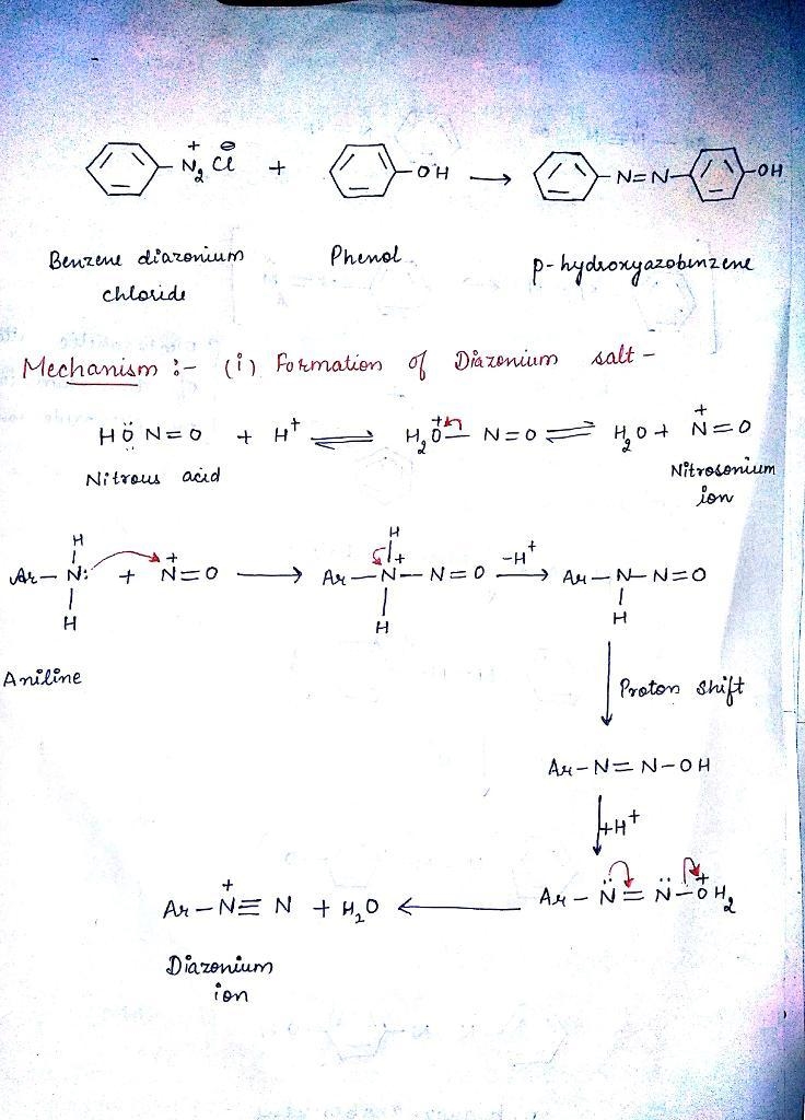 Now write a mechanism for the first step of the reaction leading to the major product-example-2