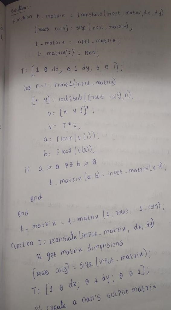 Write a MATLAB program to calculate the homogeneous transformation matrix when the-example-2