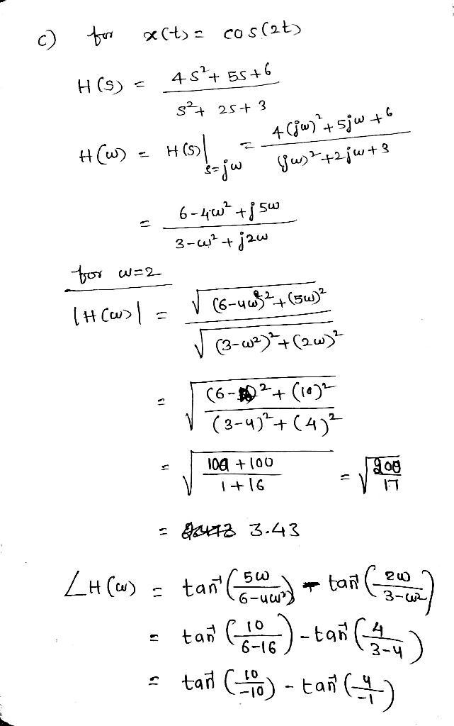 5. Consider the LTI system defined by the differential equation (a) Draw the pole-example-3