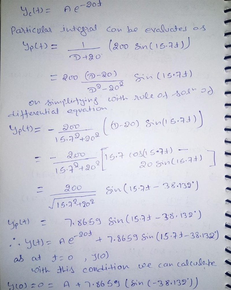 A signal expected to be of the form F(t)=10sin15.7t is to be measured with a first-example-2