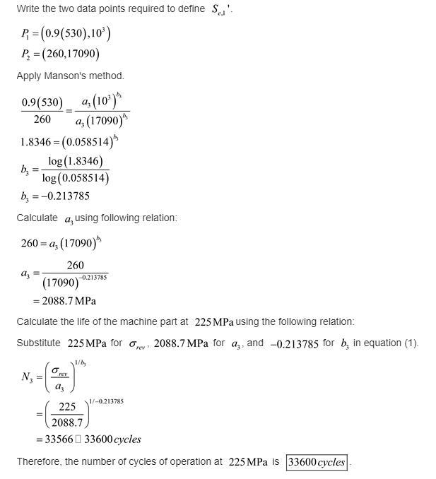 A machine part will be cycled at ±350 MPa for 5 (103) cycles. Then the loading will-example-4