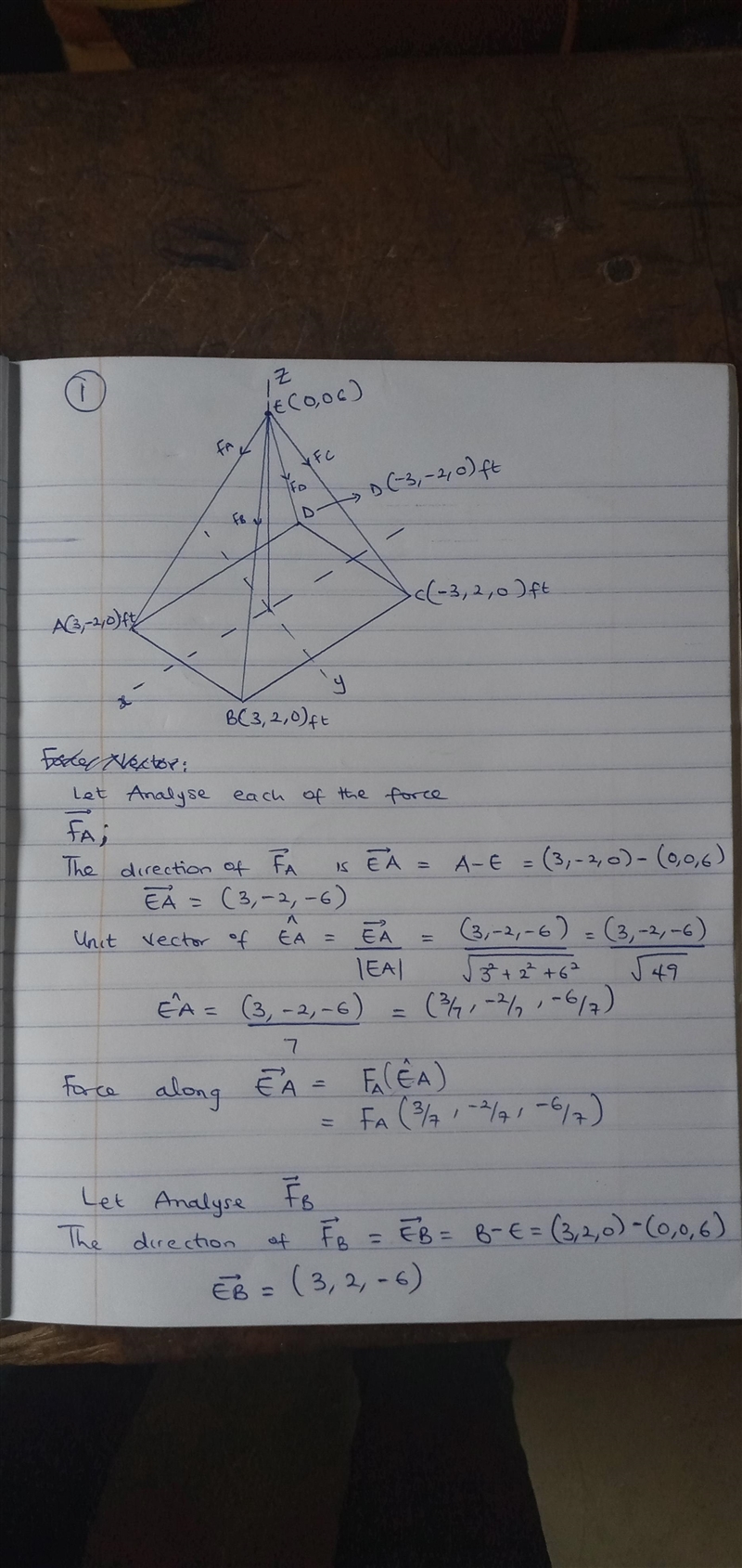 If the resultant of the four forces is FR={−330k}lbFR={−330k}lb, determine the tension-example-3