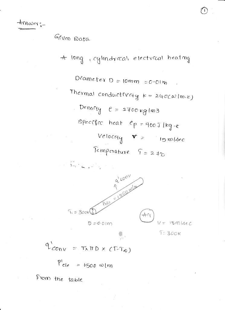 A long, cylindrical, electrical heating element of diameter 10 mm, thermal conductivity-example-3