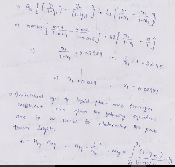 A gas stream contains 4.0 mol % NH3 and its ammonia content is reduced to 0.5 mol-example-2