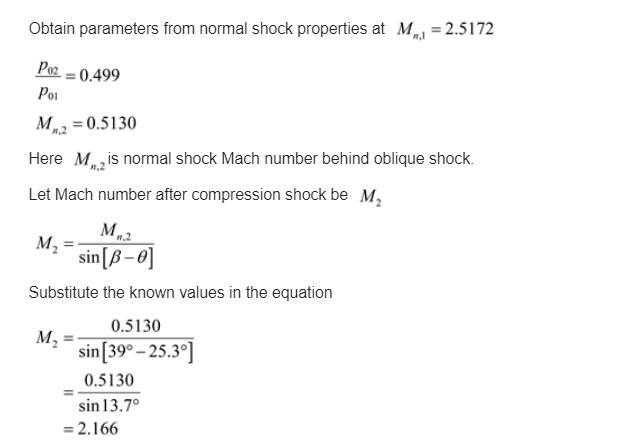 Consider a Mach 4.5 airflow at a pressure of 1.25 atm. We want to slow this flow to-example-3