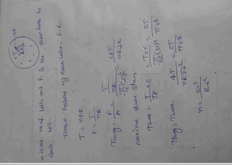 The coupling is used to connect the two shafts together. Assuming that the shear stress-example-1