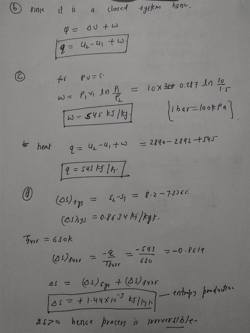 piston-cylinder assembly contains water vapor, initially at 10 bar and 360 degC. The-example-2