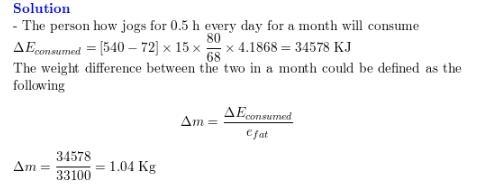 Consider two identical 86-kg men who are eating identical meals and doing identical-example-2