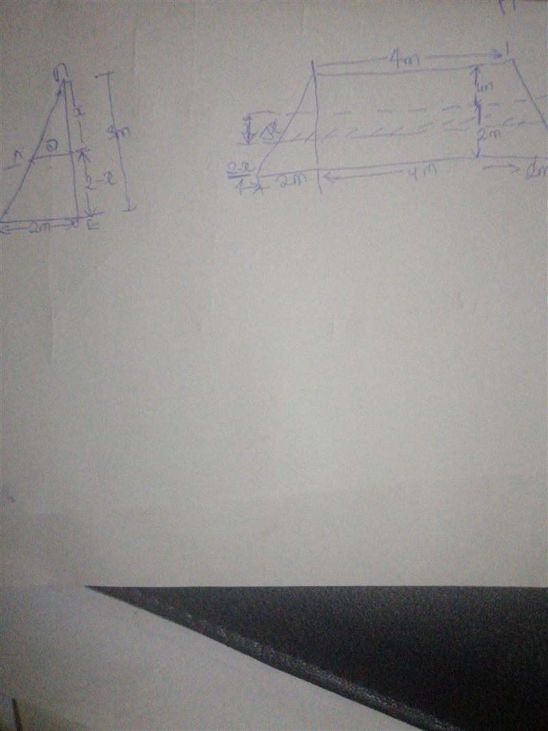 A vertical plate is partially submerged in water and has the indicated shape. The-example-1