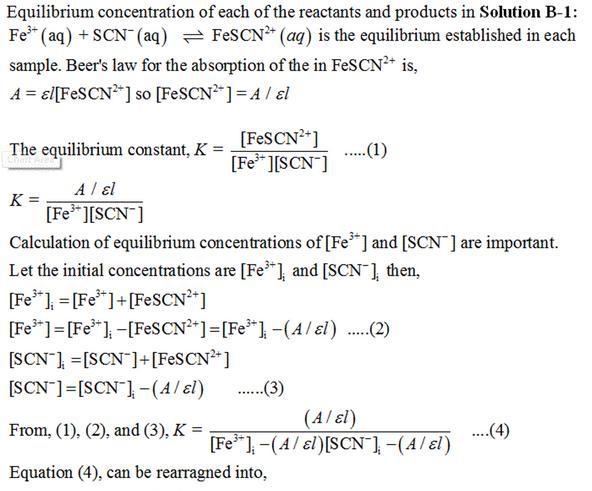 Plot the absorbance, A, versus the FeSCN2 concentration of the standard solutions-example-2