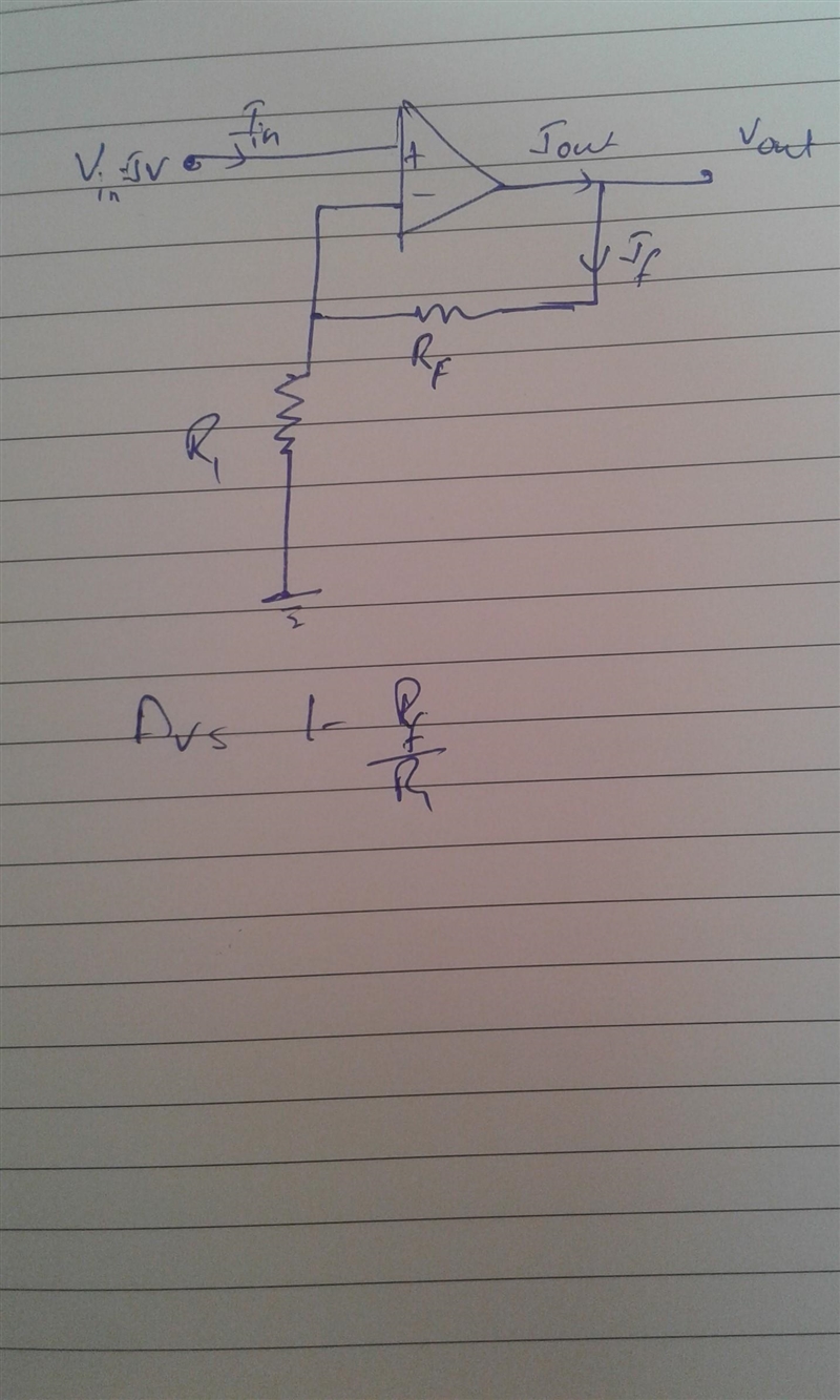 Design a non-inverting amplifier so that it has a gain of +48 (this gain is positive-example-1