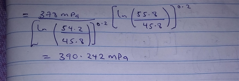 A cylindrical specimen of a metal alloy 45.8 mm long and 9.72 mm in diameter is stressed-example-1