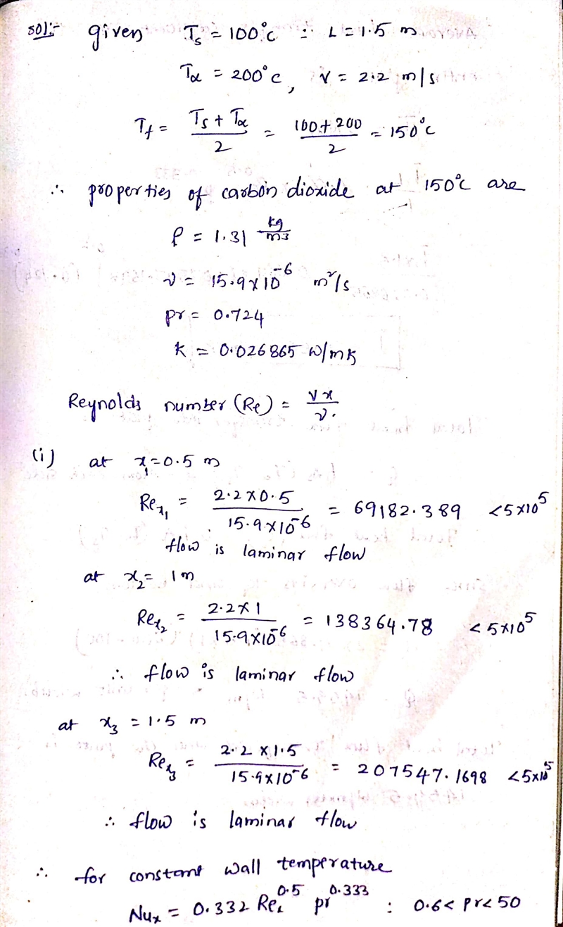 Consider an isothermal flat plate placed in a horizontal flow field. The plate is-example-1