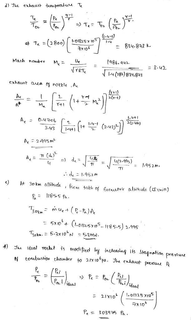 A rocket is to be designed to produce 5 MN of thrust at sea level. The pressure in-example-2