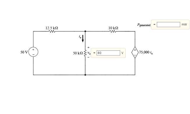 Find the requested quantities for the circuit. We used the mesh-current method to-example-1