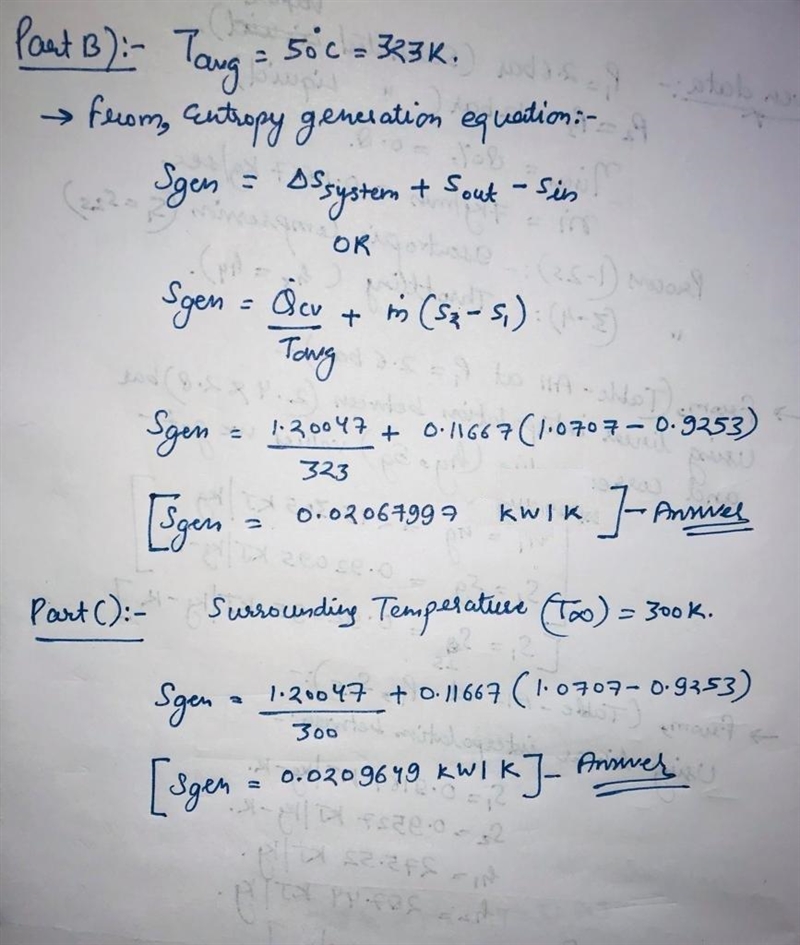 Refrigerant-134a is compressed from 2 bar, saturated vapor, to 10 bar, 90o C in a-example-2