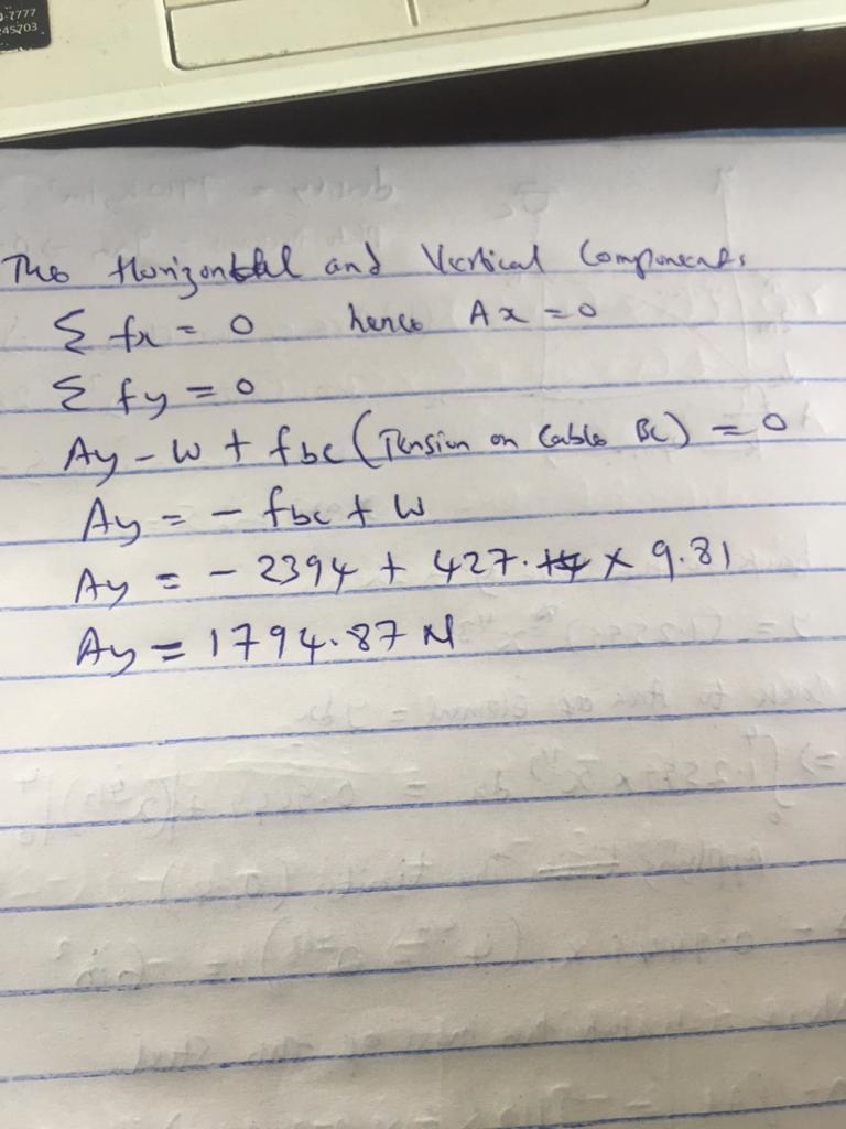 The plate is made of steel having a density of 7910 kg/m3 .If the thickness of the-example-3