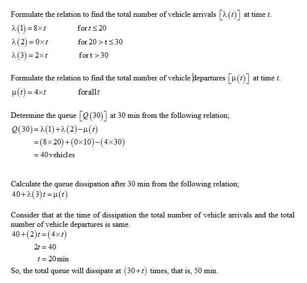 "Vehicles begin to arrive at a parking lot at 6:00 A.M. at a rate of eight per-example-1