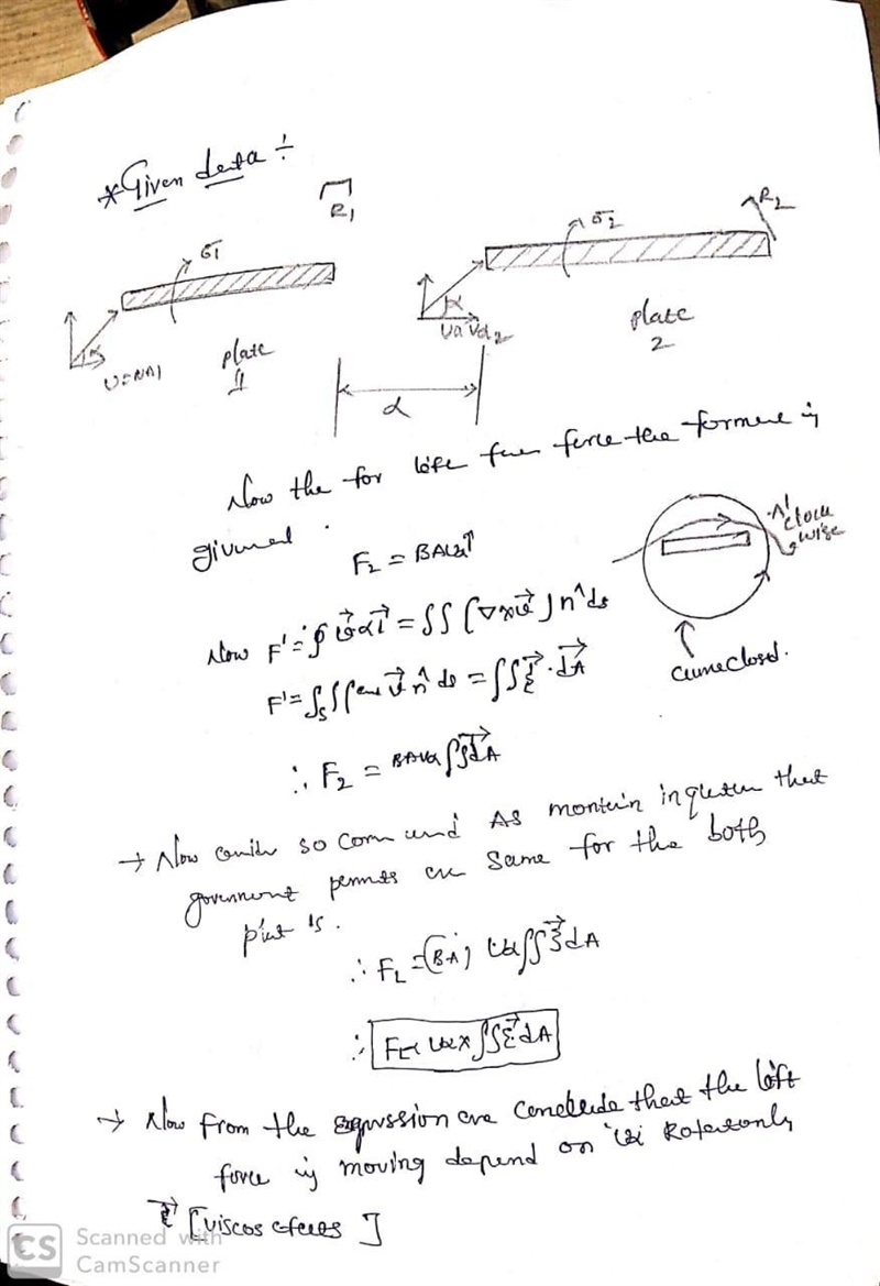 Consider two flat plate airfoils as lumped "lifting elements" in a tandem-example-1