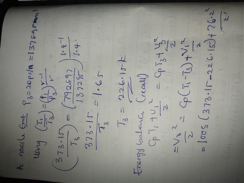 Air flows steadily through a smooth, converging nozzle. At a location where the cross-example-4