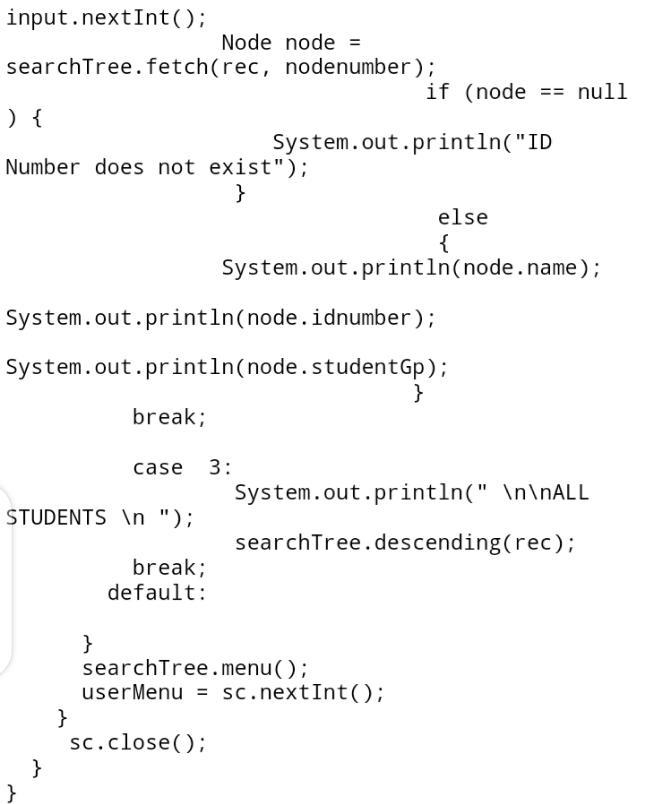 Create a program that keeps track of student information at a college. The student-example-1