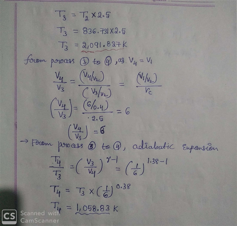 A specific internal combustion engine has a displacement volume VD of 5.6 liters. The-example-3