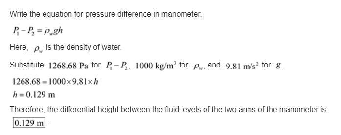 Air at 105 kPa and 37° C flows upward through a6-cm-diameter inclined duct at a rate-example-5