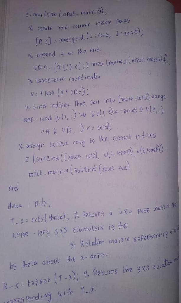 Write a MATLAB program to calculate the homogeneous transformation matrix when the-example-1