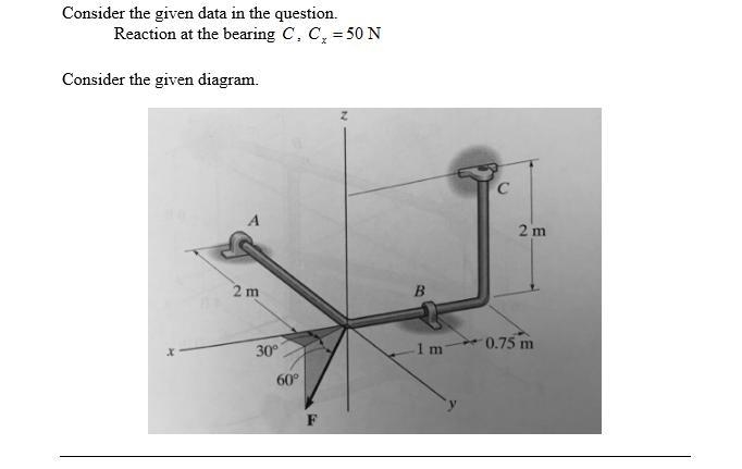 5-74 The bent rod is supported at A, B, and C by smooth journal bearings. Determine-example-1