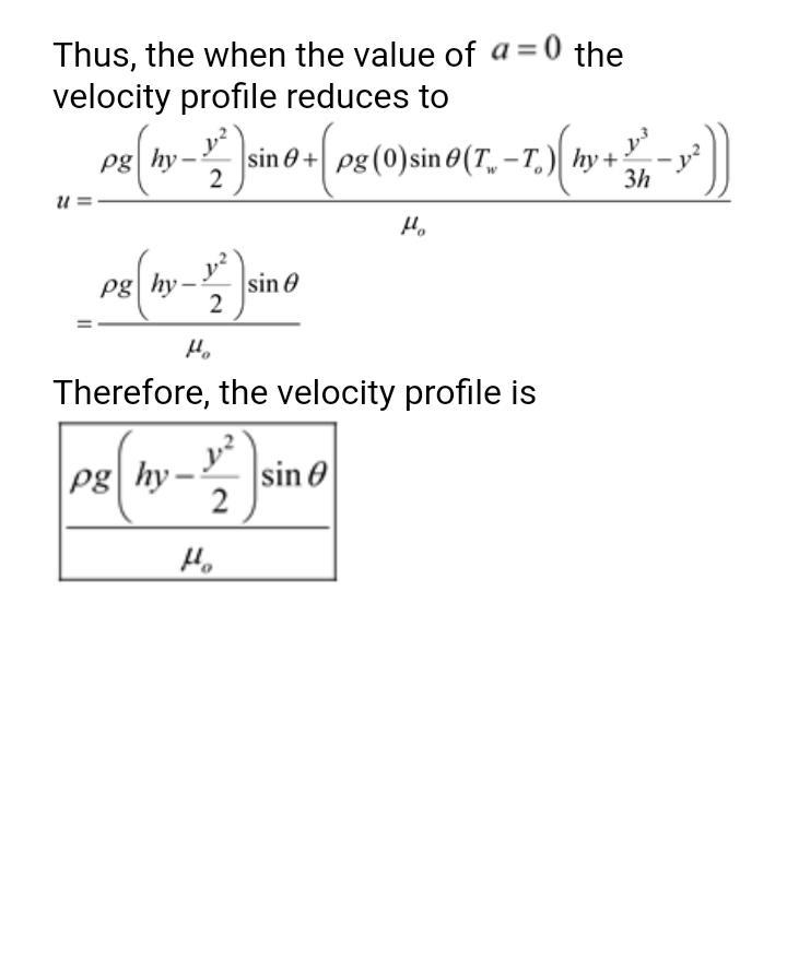 Assume the liquid film in Example 5.9 is not isothermal but instead has the following-example-1