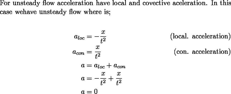 A fluid flows along the x axis with a velocity given by V = (xt) i ˆ, where x is in-example-2