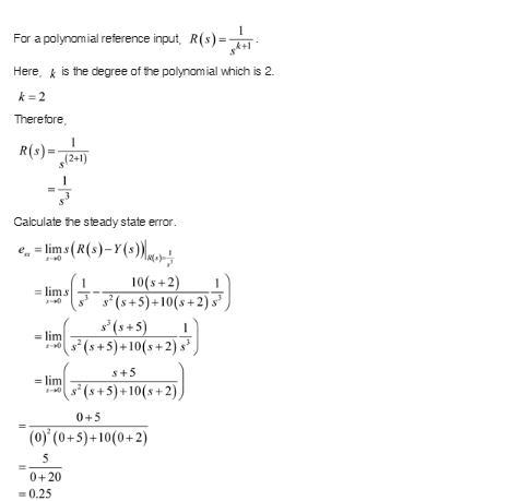 A controller for a satellite attitude control with transfer function G = 1 s 2 has-example-2