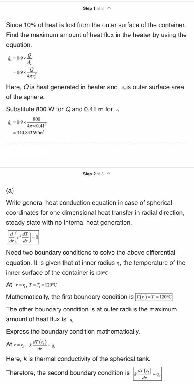 In a food processing facility, a spherical container of inner radius r1 = 40 cm, outer-example-1