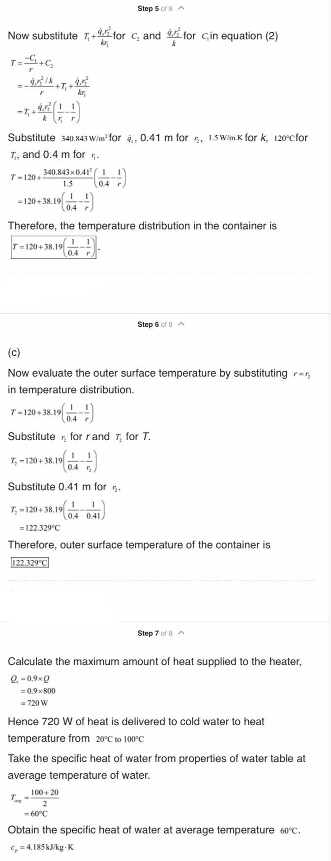 In a food processing facility, a spherical container of inner radius r1 = 40 cm, outer-example-3