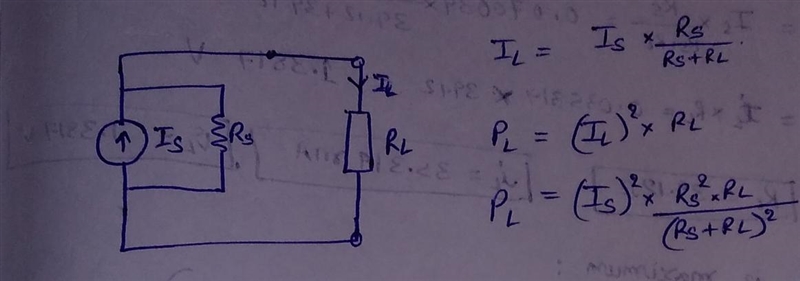 A certain practical current source provides 0.680555555555555 W to a 50 Ω load. That-example-1