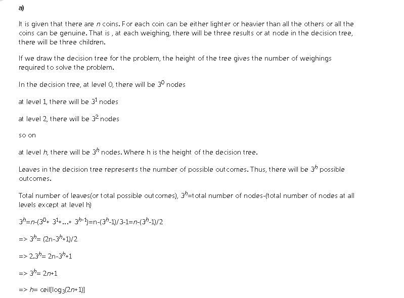 Advanced fake-coin problem There are n ≥ 3 coins identical in appearance; either all-example-2