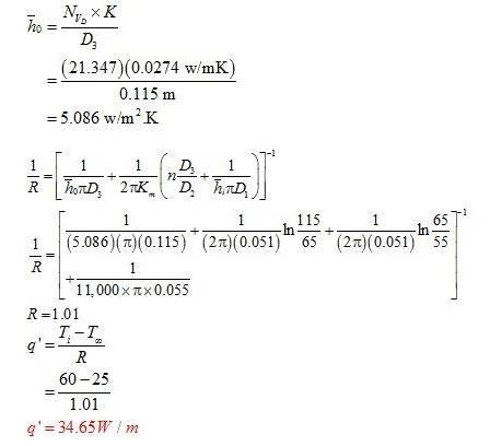 1. Saturated steam at 4 bars absolute pressure with a mean velocity of 3 m/s flows-example-3