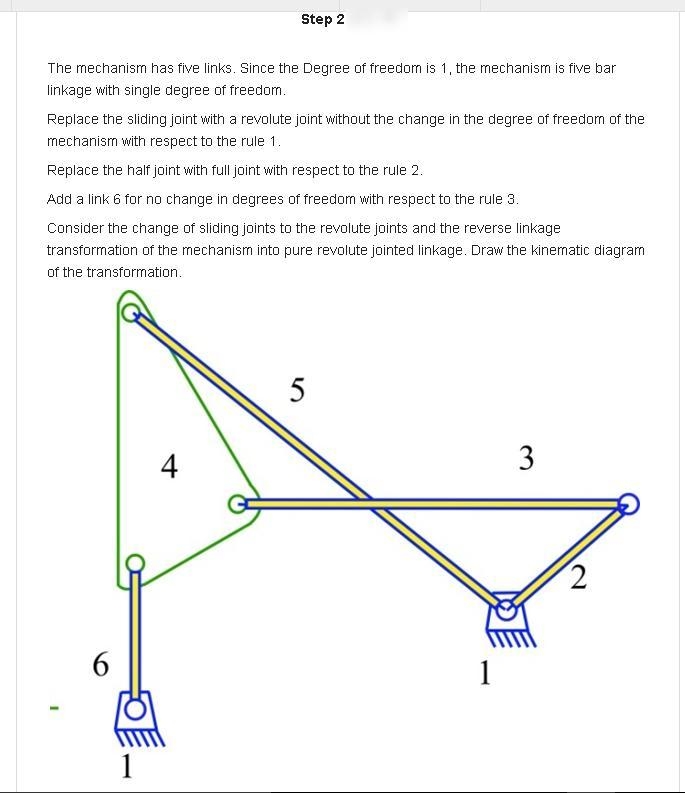 A power hacksaw used to cut metal, Link 5 pivots at O5 and its weight forces the saw-example-3