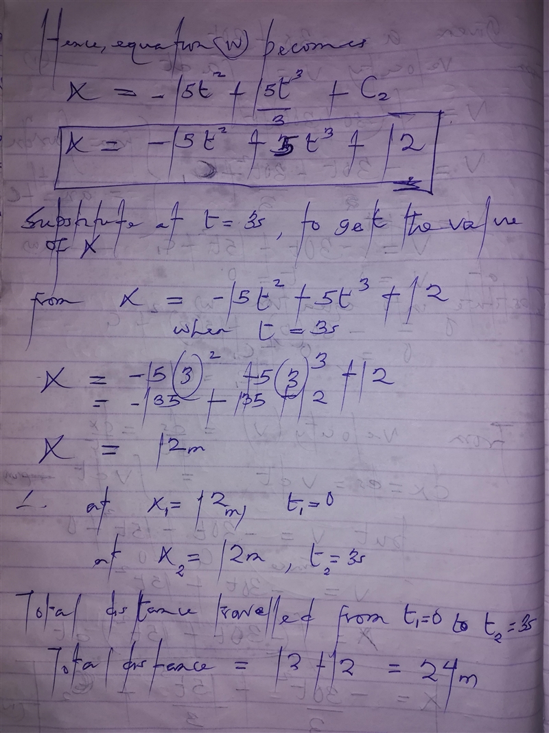 A particle is placed motionless at a point 12m to the right of the origin. Its acceleration-example-1