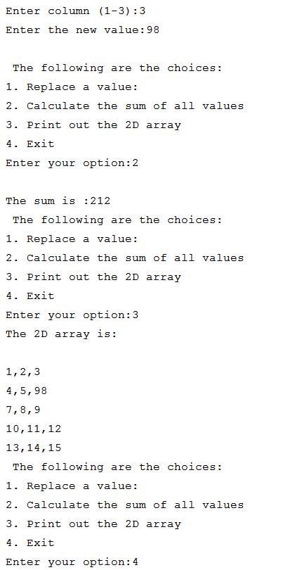 For the first option your program should then ask the user for which row and column-example-3