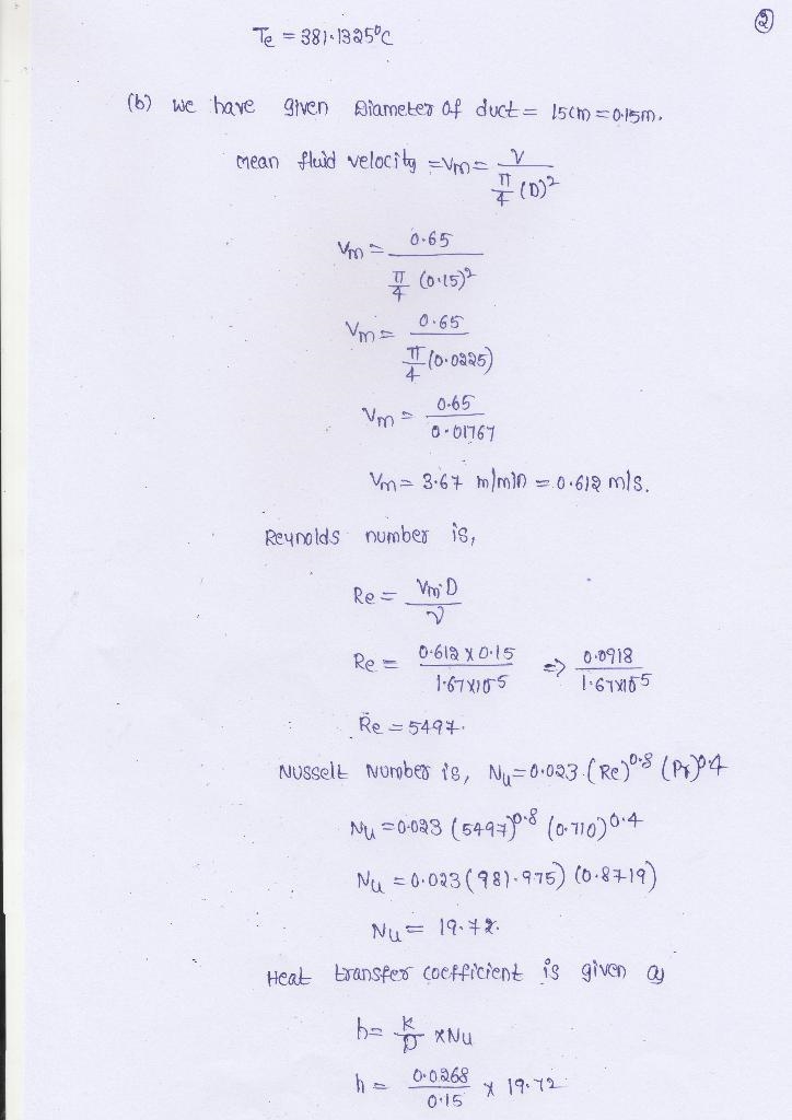 The components of an electronic system dissipating 90 W are located in a 1-m-long-example-2