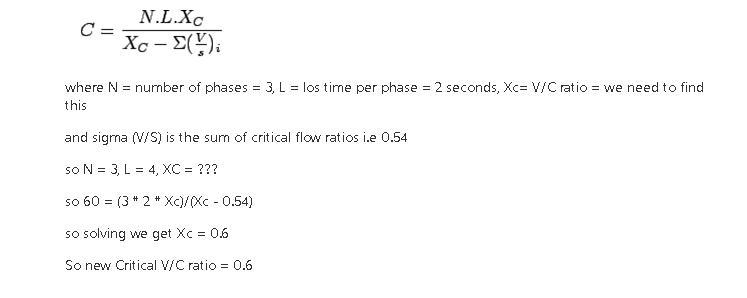 Currently, the lost time of each stage is 4 seconds, and intersection critical v/c-example-4