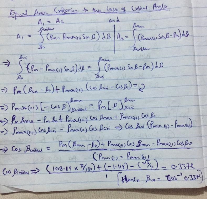 A generator operating at 50 Hz delivers 1 pu power to an infinite bus through a transmission-example-2