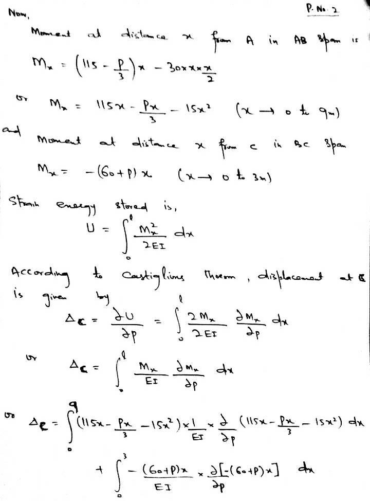 Determine the deflection at the center of the beam. Express your answer in terms of-example-2