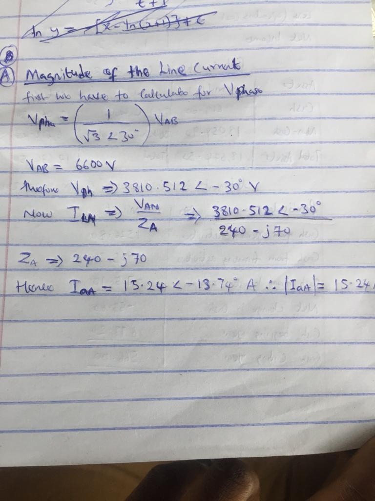 The magnitude of the line voltage at the terminals of a balanced Y-connected load-example-1